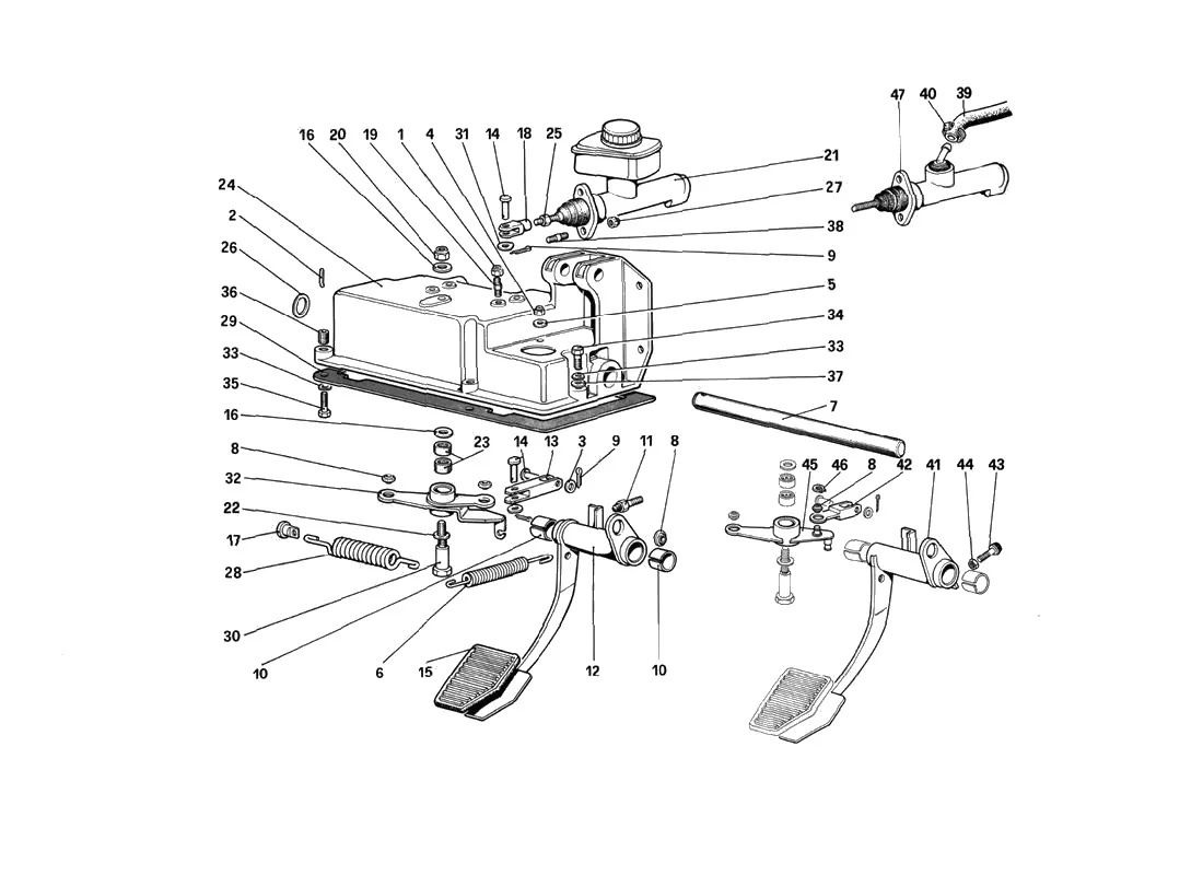 Pedal Board - Clutch Control (Variants For RHD)