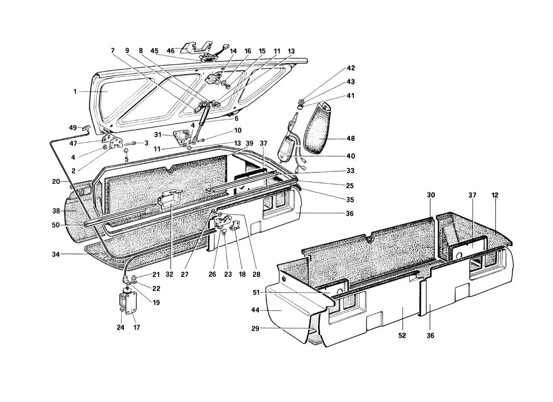 Luggage Compartment Lid