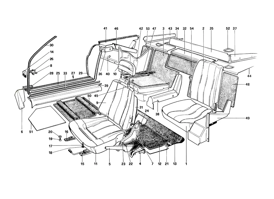 Seats - Cabriolet