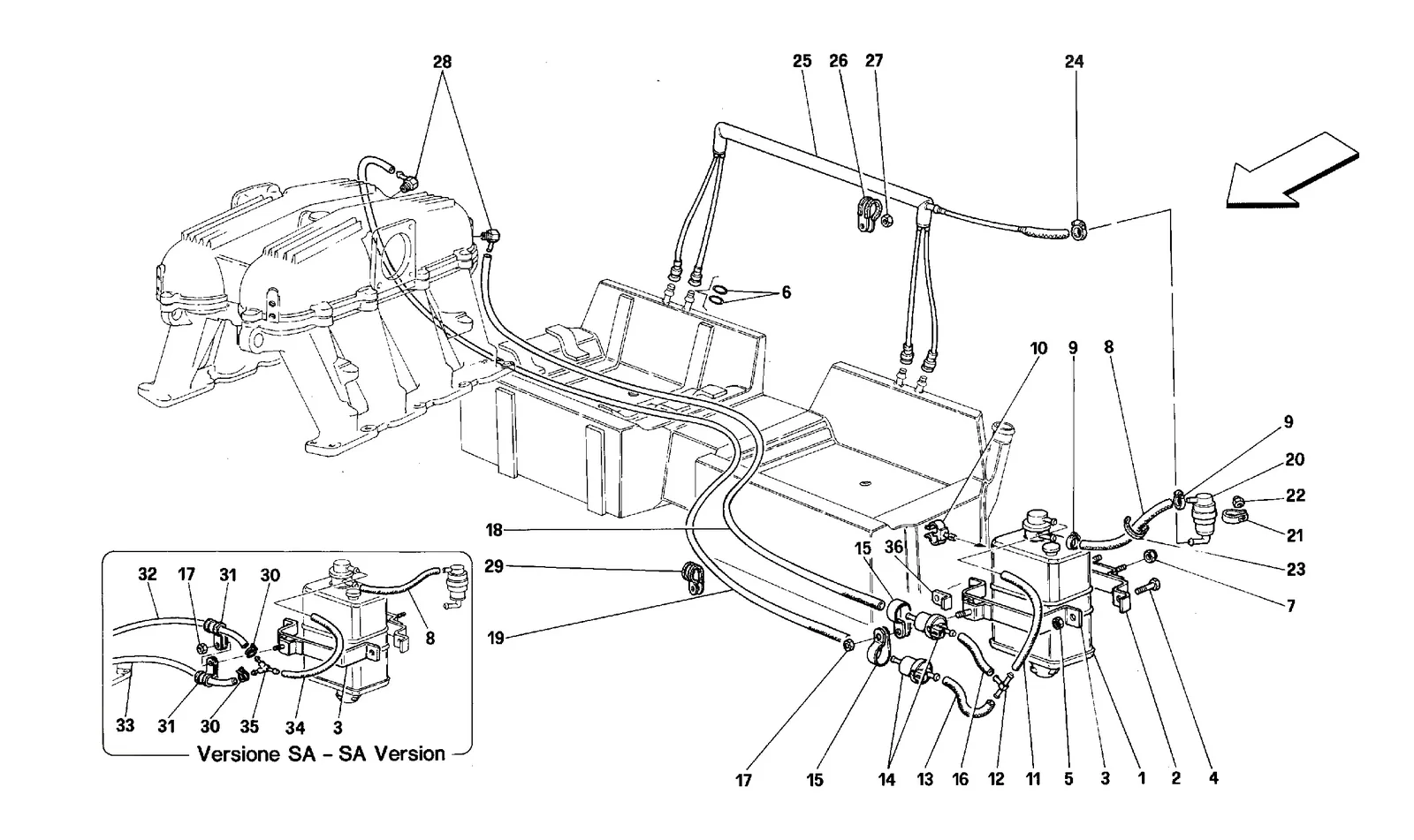 Antievaporation Device - Coupé And Cabriolet - Fors Cars With Catalyst And Sa-