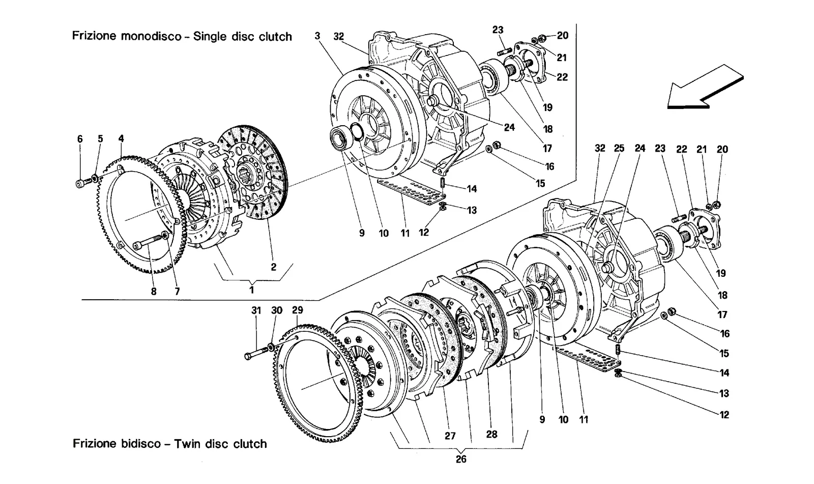 Single And Double Disc Clutch