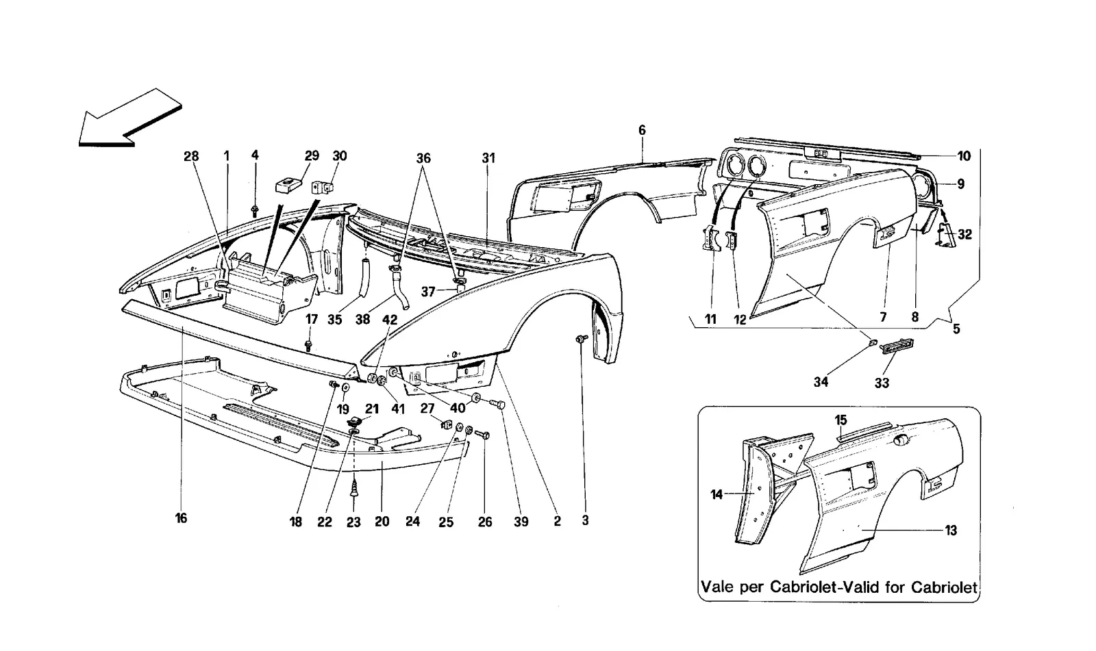 Body Shell: Outer Elements - Front And Rear Part