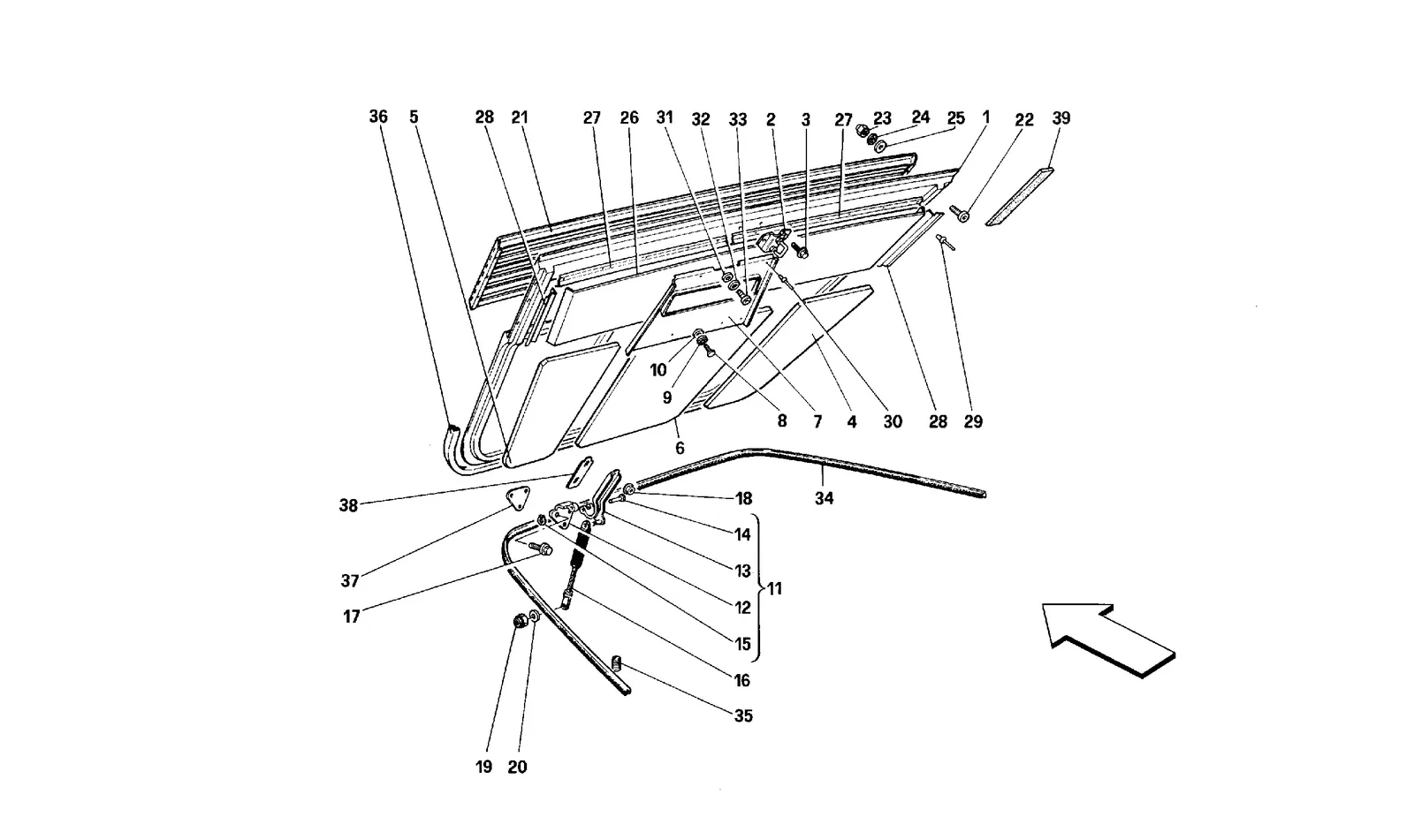Engine Compartment Lid - Coupé -