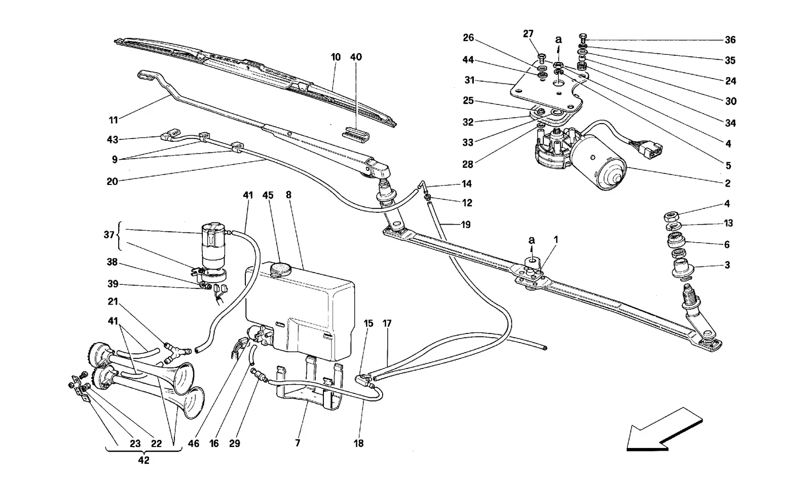 Windshield Wiper And Horns