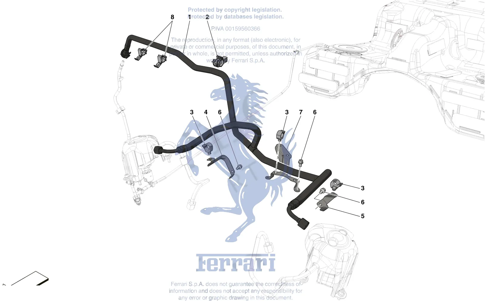 Engine Fuel Delivery Pipes