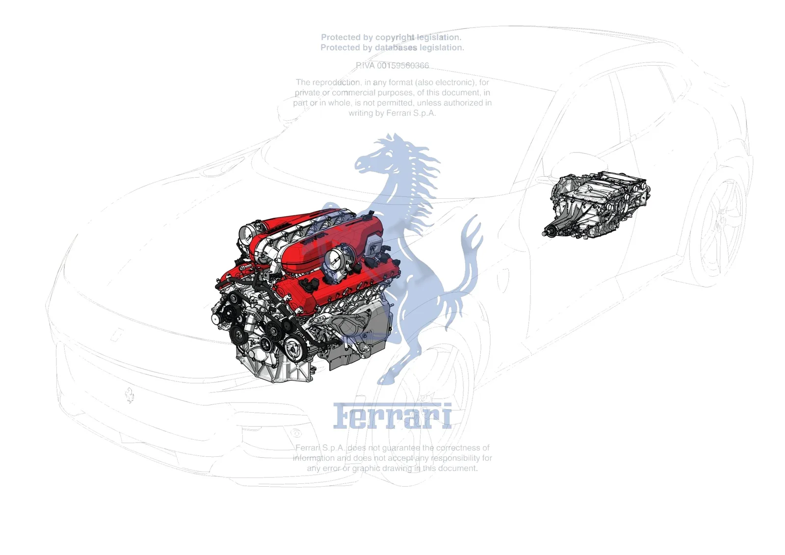 Ferrari Purosangue [GENERAL] - A.1 - SPARE ASSEMBLY UNITS exploded diagram