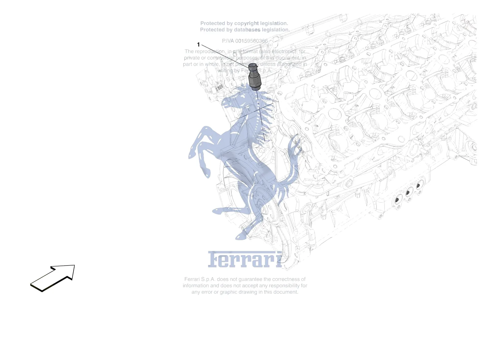Ferrari Purosangue [ENGINE] - B.27 - ENGINE TEMPERATURE AND PRESSURE REGULATORS exploded diagram