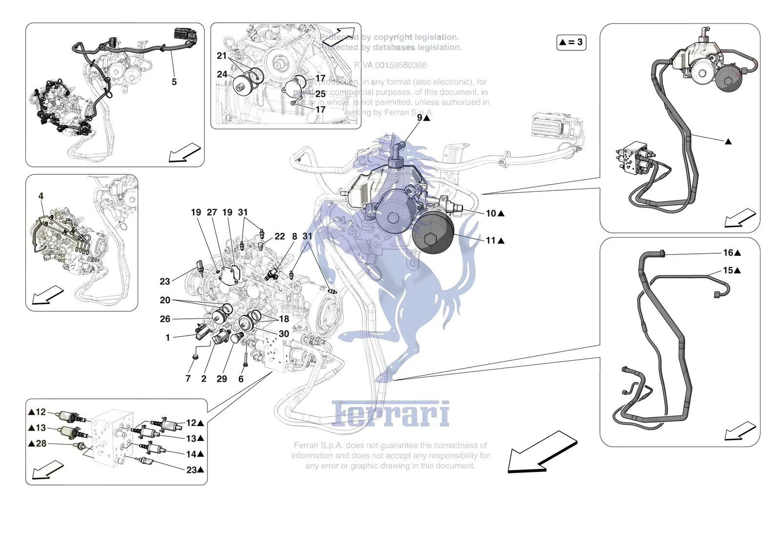 Ferrari Purosangue [GEARBOX] - C.04.02 - PTU REPAIR KIT exploded diagram