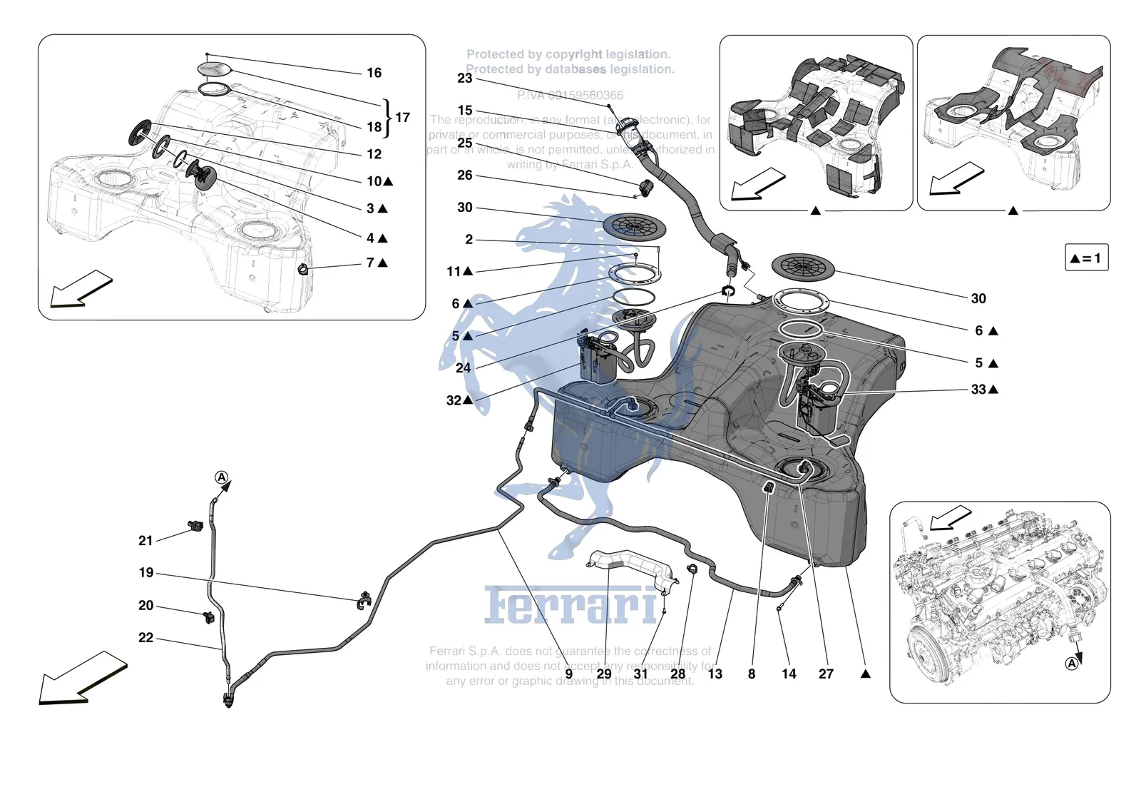 Ferrari Purosangue [MECHANICAL SYSTEM] - D.11 - FUEL TANK — Parts ...