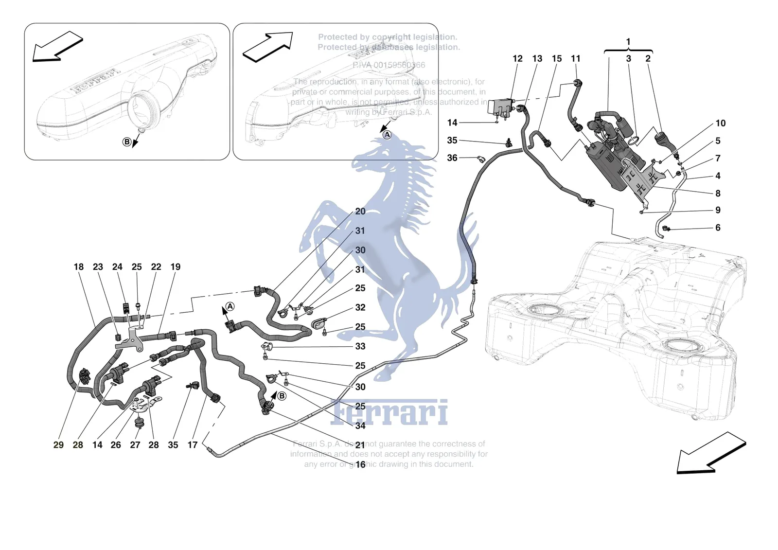 Ferrari Purosangue [MECHANICAL SYSTEM] - D.13 - EVAPORATIVE EMISSIONS ...