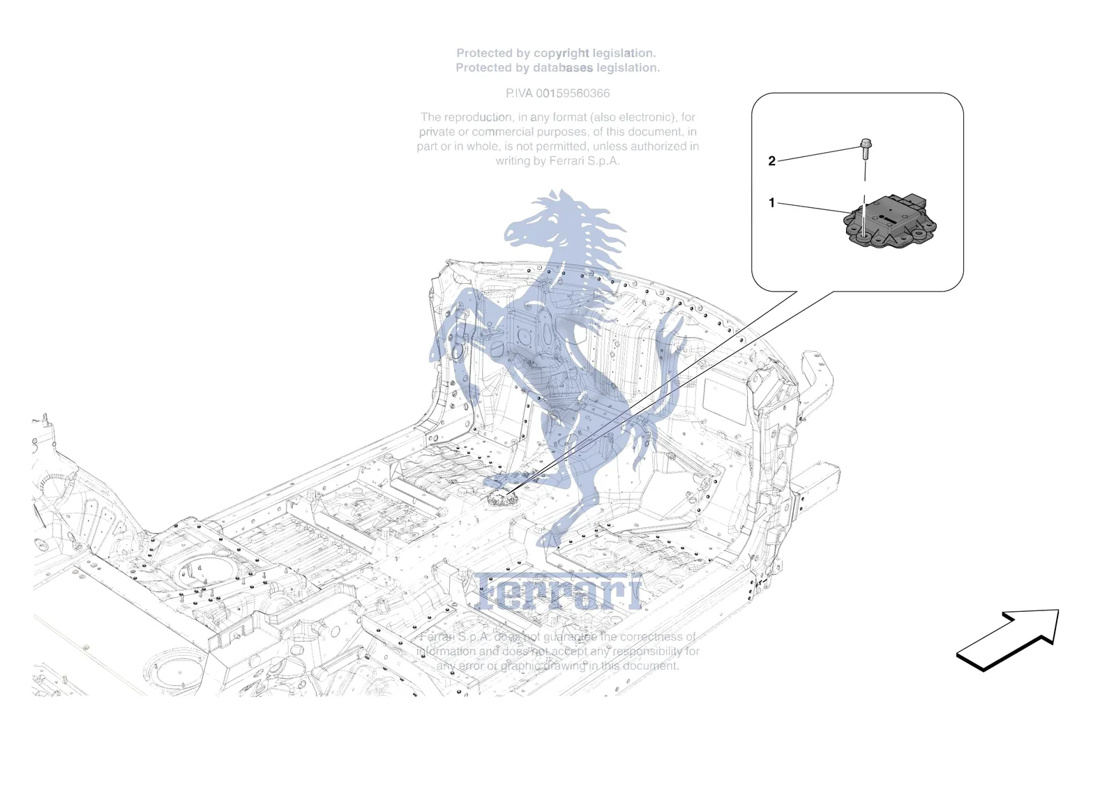 Ferrari Purosangue [MECHANICAL SYSTEM] - D.24 - ABS ASR SYSTEM exploded diagram