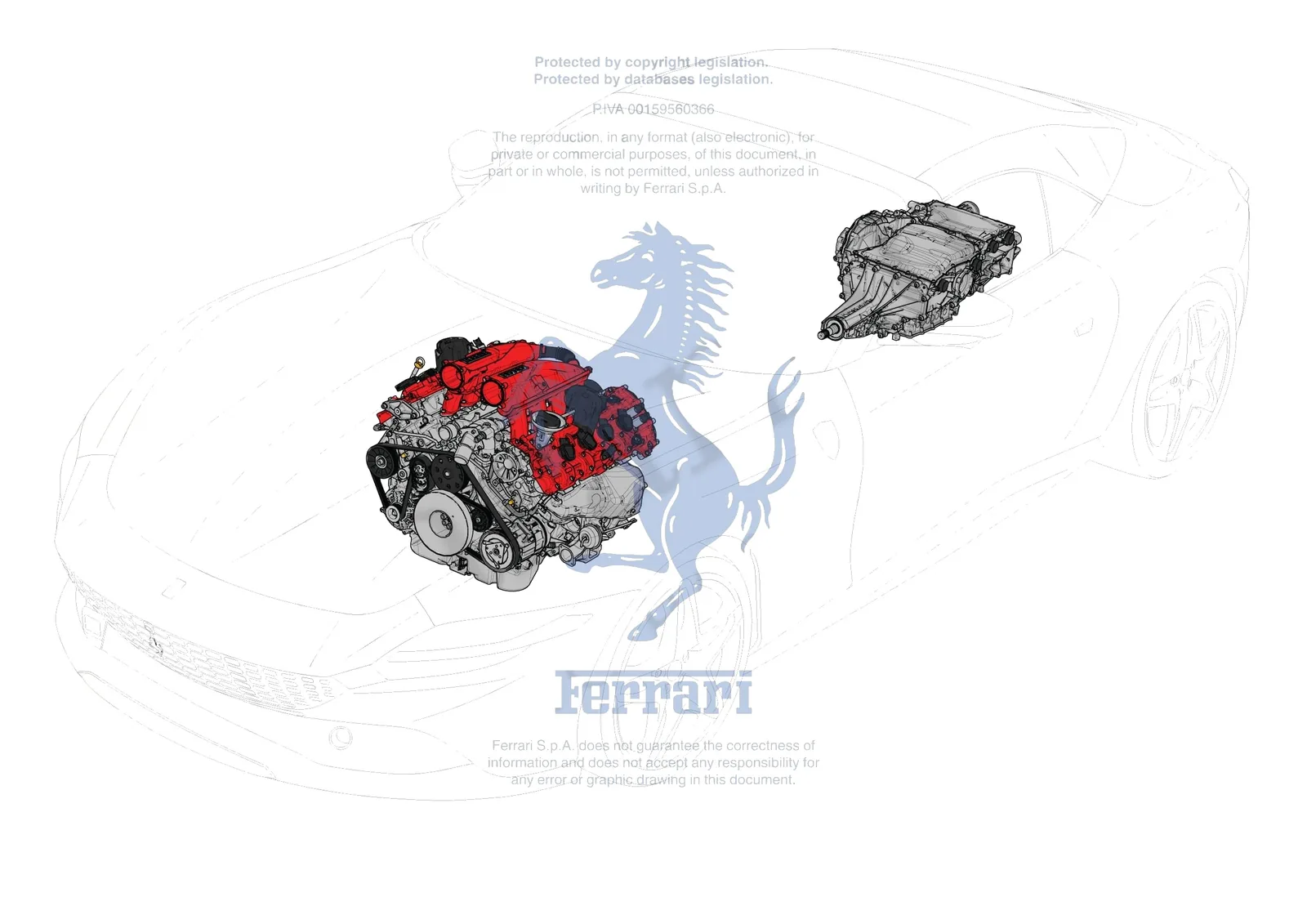 Ferrari Roma Spider [GENERAL] - A.1 - SPARE ASSEMBLY UNITS exploded diagram