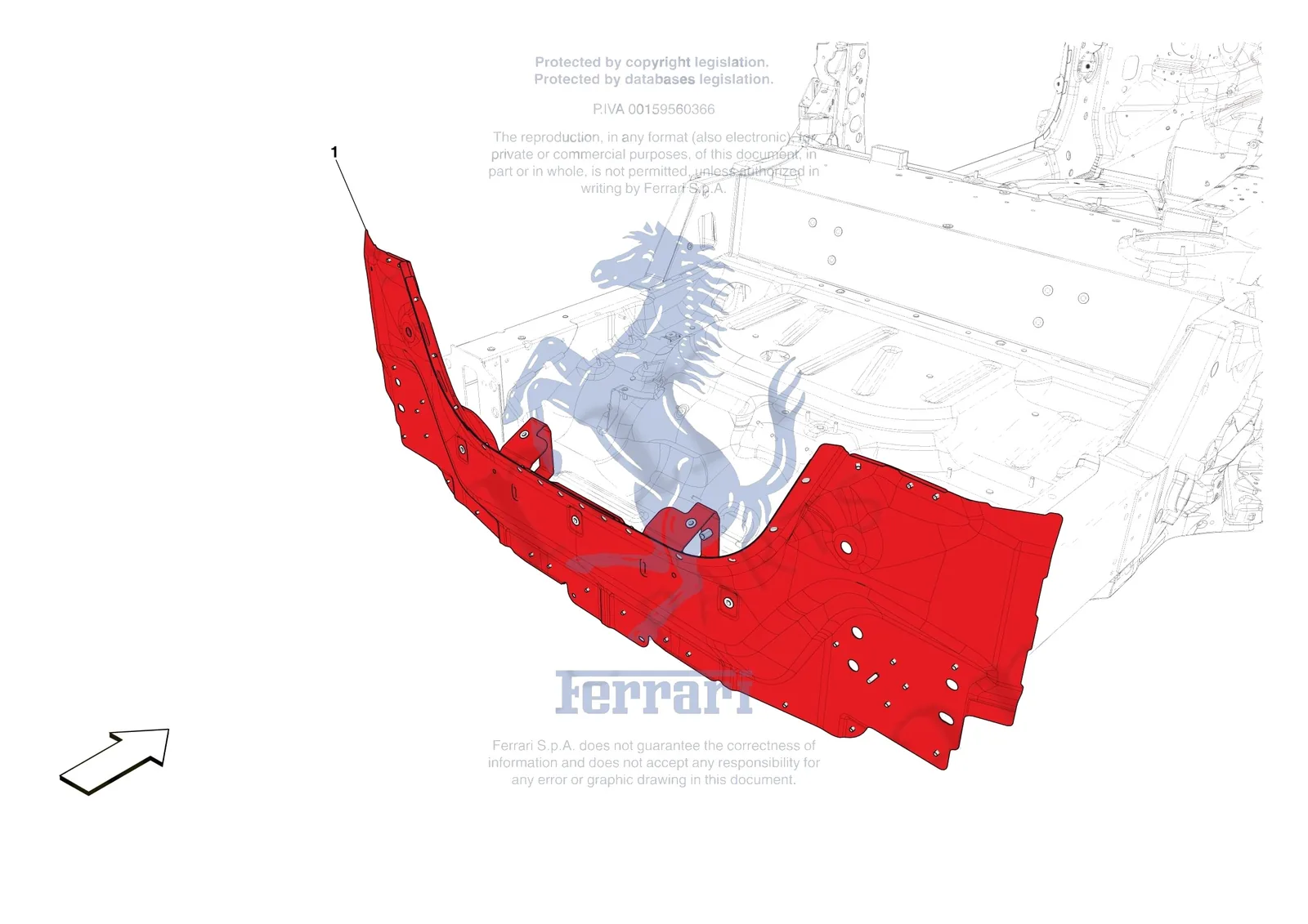 Ferrari Roma Spider [VEHICLE TRIM] - E.7 - REAR SUBFRAME exploded diagram