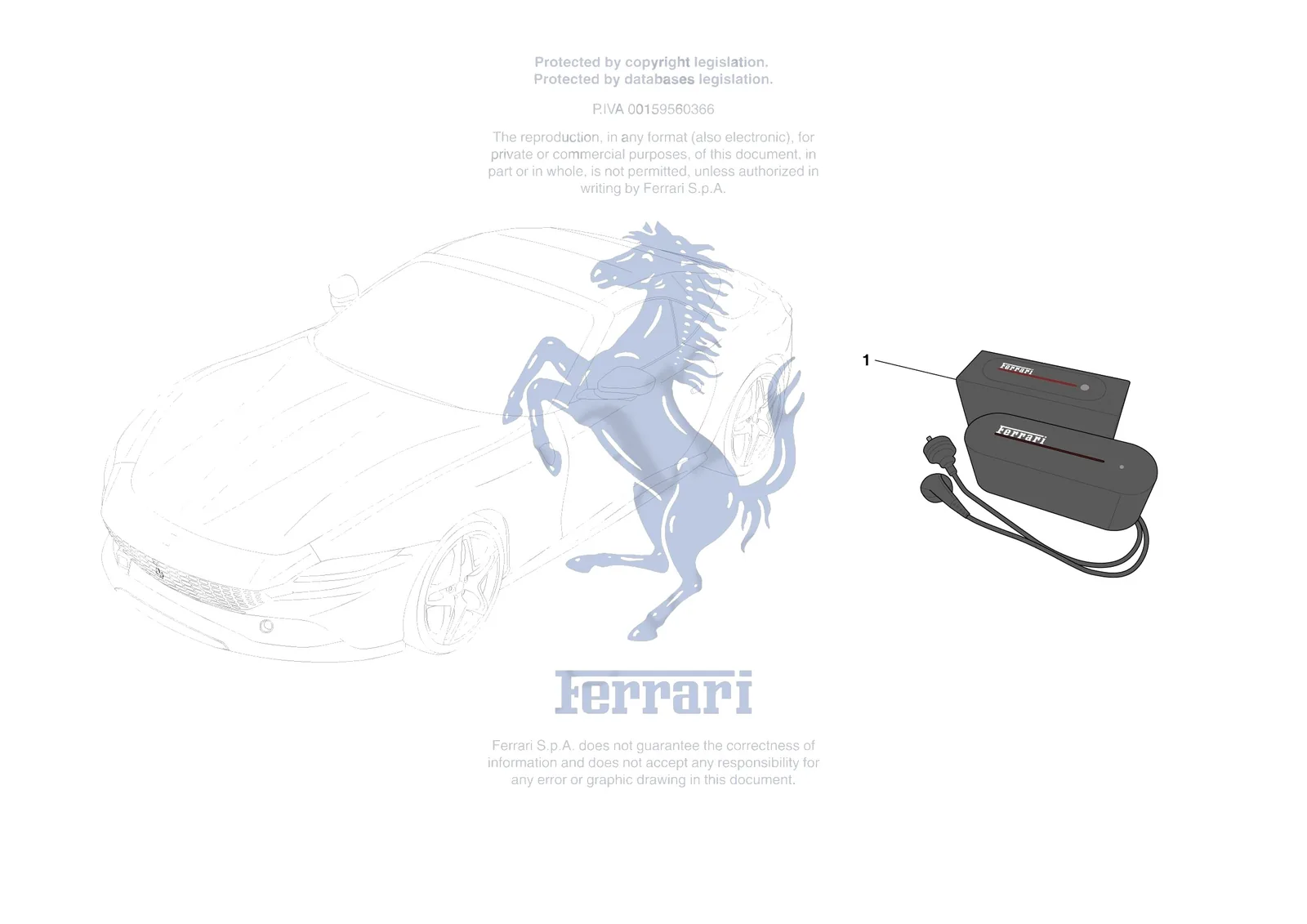 Ferrari Roma Spider [ELECTRICAL SYSTEM] - F.2 - BATTERY CHARGING SYSTEM exploded diagram