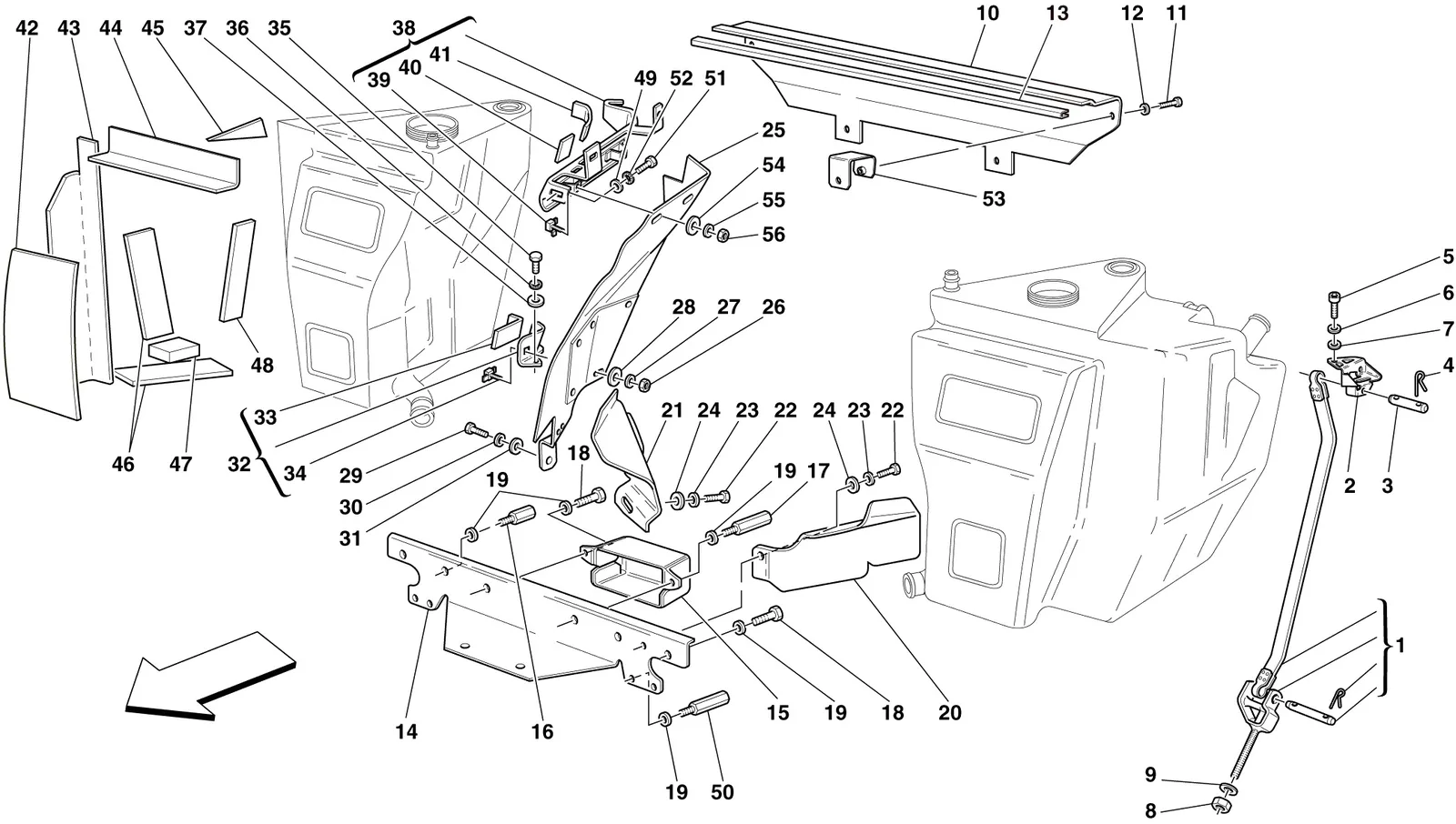 Fuel Tanks - Fasteners And Guards