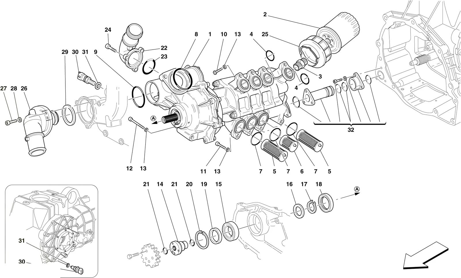 Oil / Water Pump