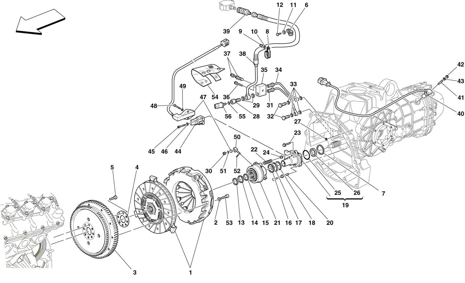 Clutch And Controls -Applicable For F1-