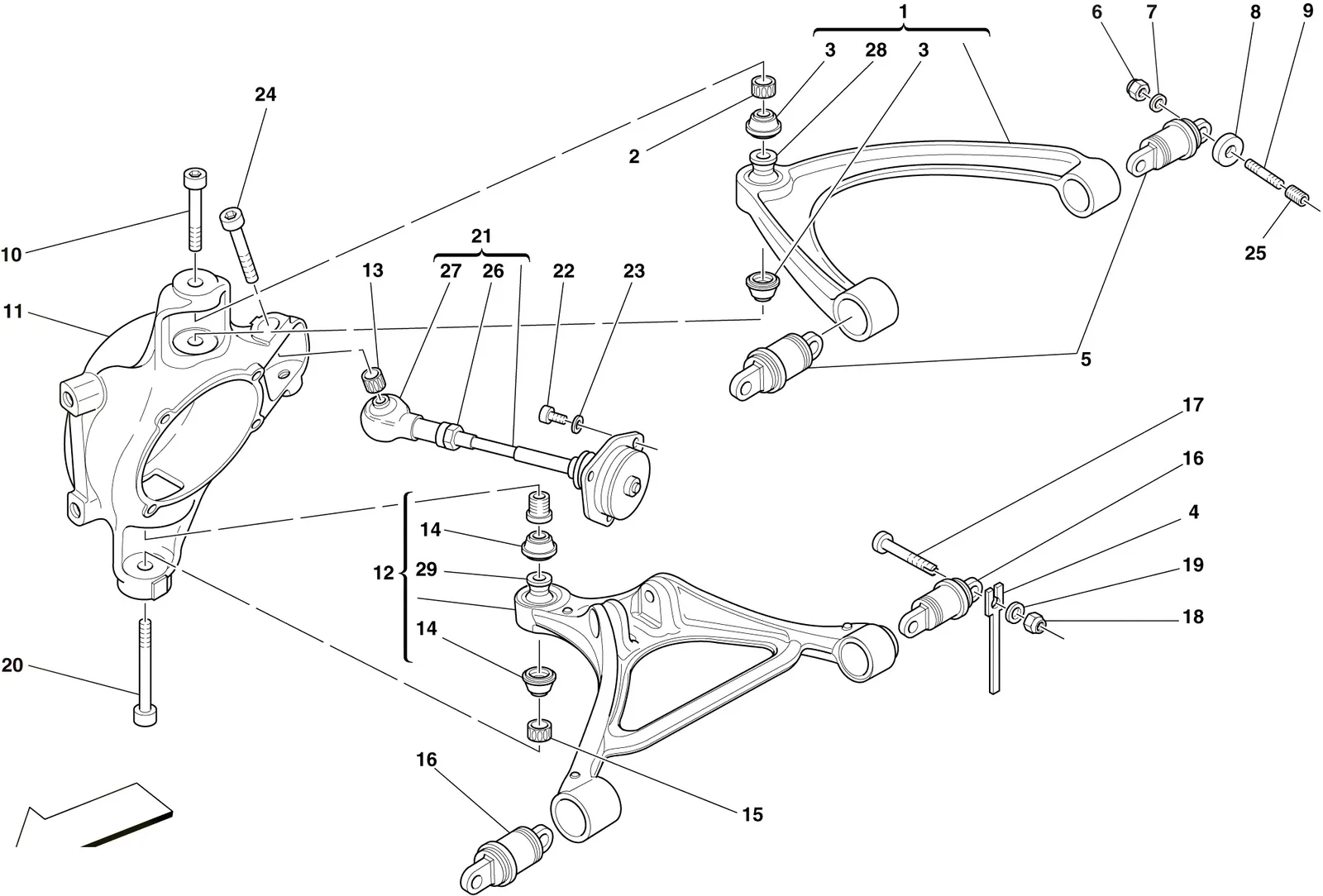 Rear Suspension - Arms