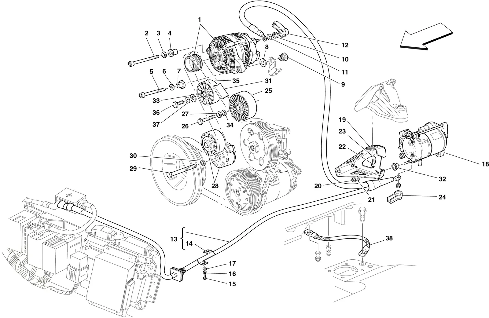 Alternator - Starter Motor
