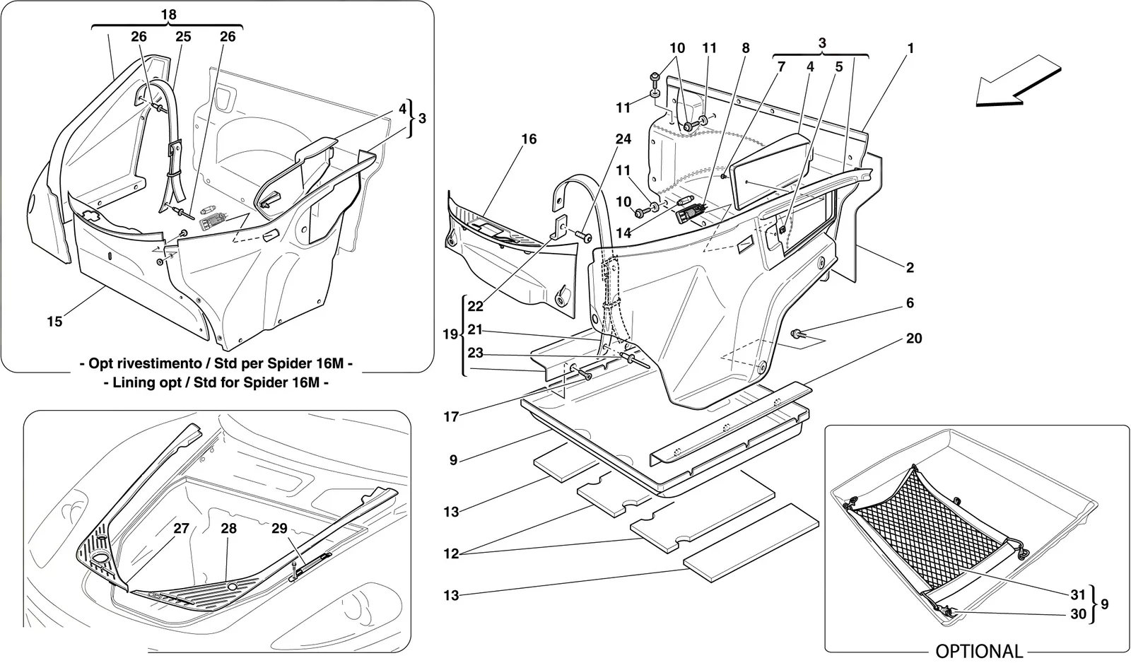 Front Compartment Trim