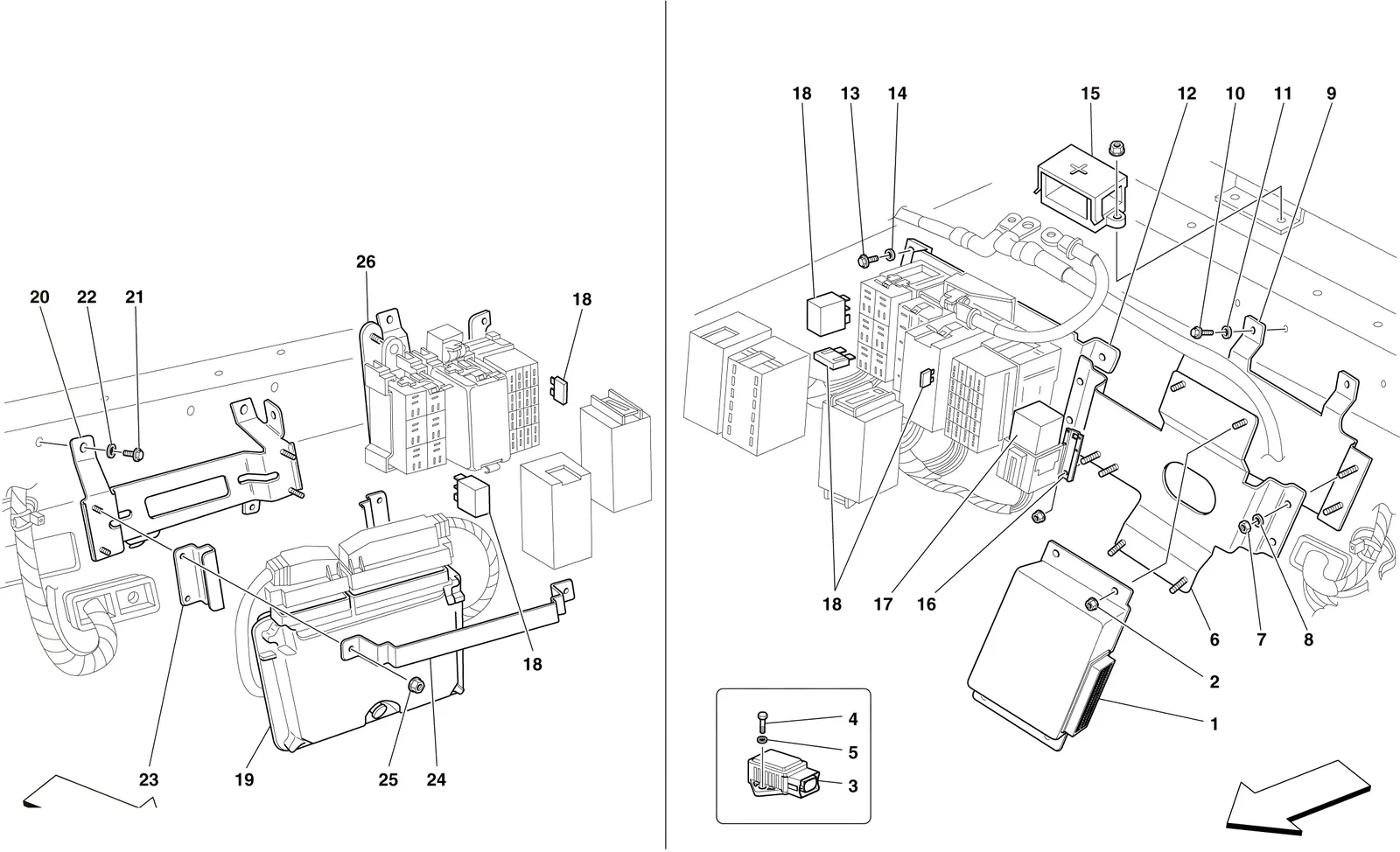 Rear Passenger Compartment Ecus