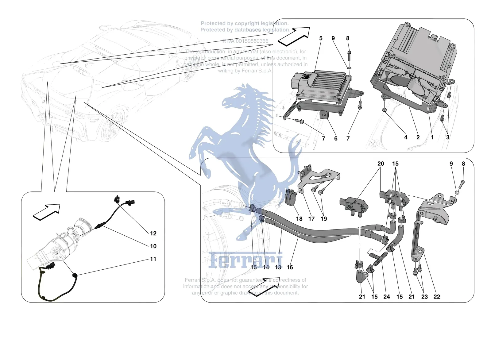 Ferrari SF90 Spider [MECHANICAL SYSTEM] - D.03 - ENGINE INJECTION ...