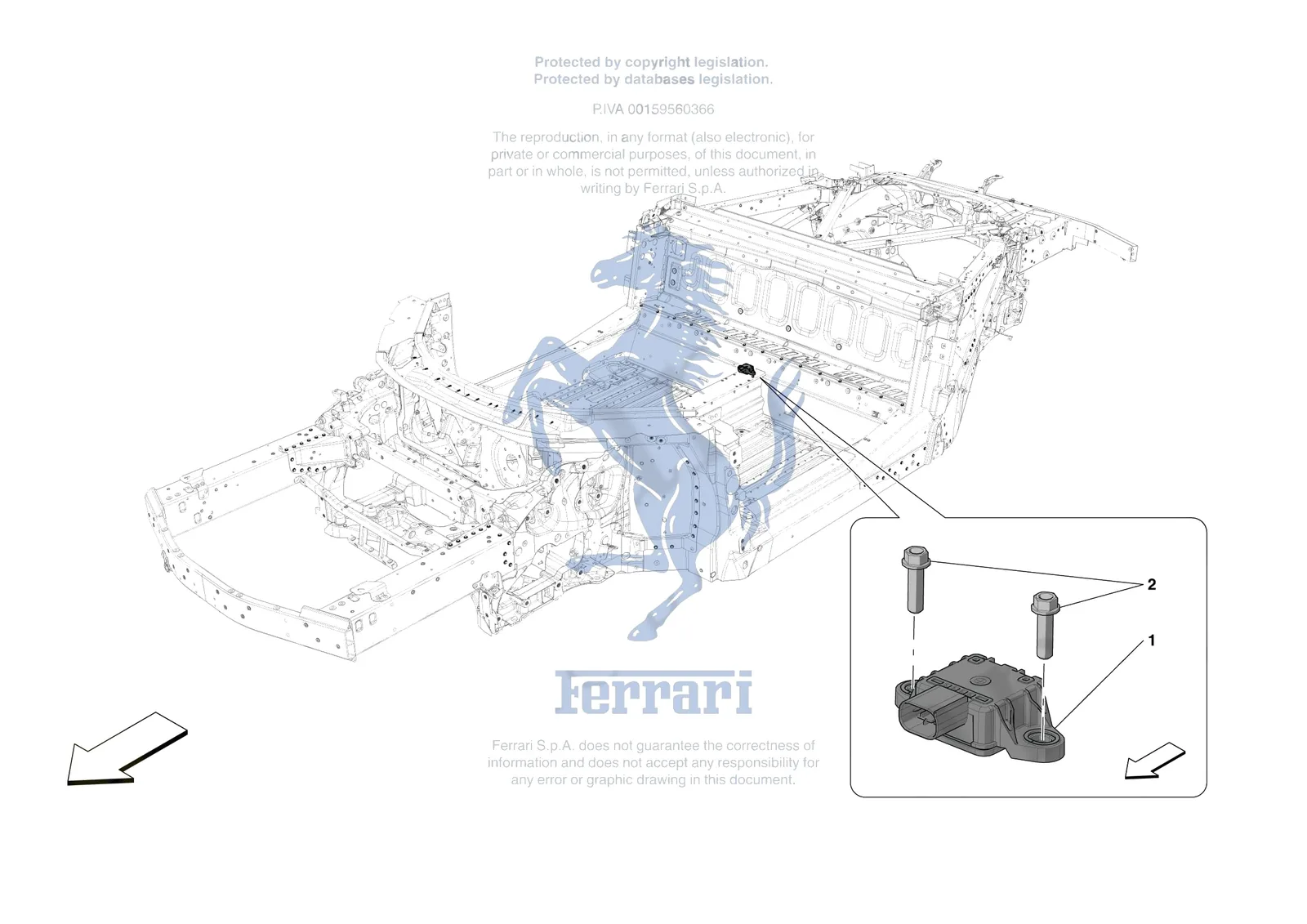 Ferrari SF90 Spider [MECHANICAL SYSTEM] - D.24 - ABS ASR SYSTEM exploded diagram