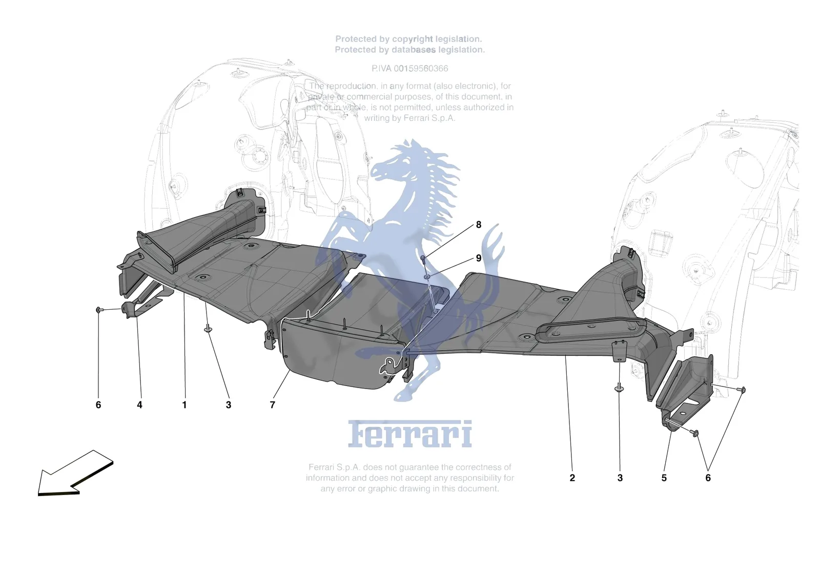 Ferrari SF90 Spider [VEHICLE TRIM] - E.22 - FRONT AIR INTAKES exploded diagram