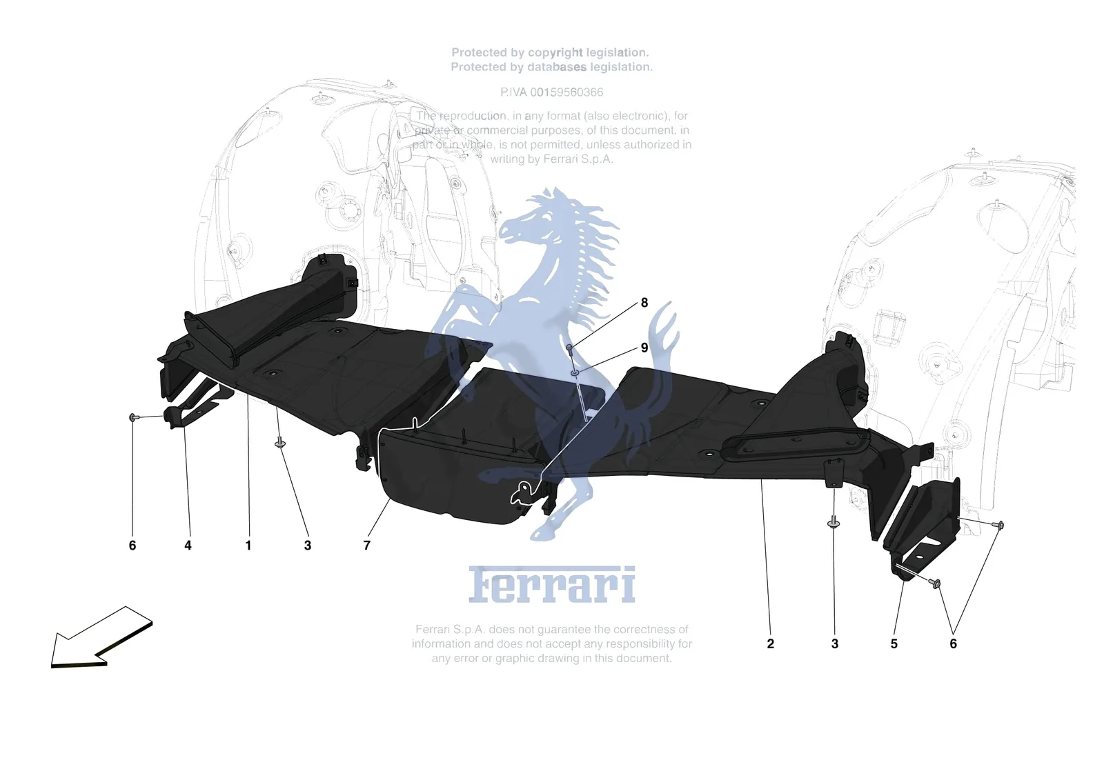 Ferrari SF90 Stradale [VEHICLE TRIM] - E.22 - FRONT AIR INTAKES exploded diagram