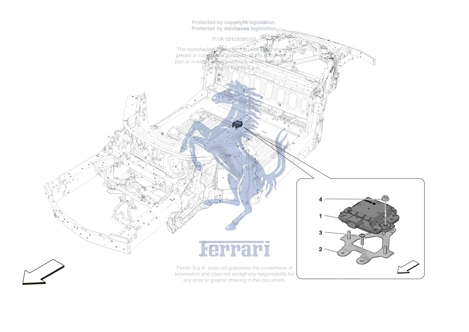 Ferrari SF90 XX Spider [MECHANICAL SYSTEM] - D.24 - ABS ASR SYSTEM exploded diagram