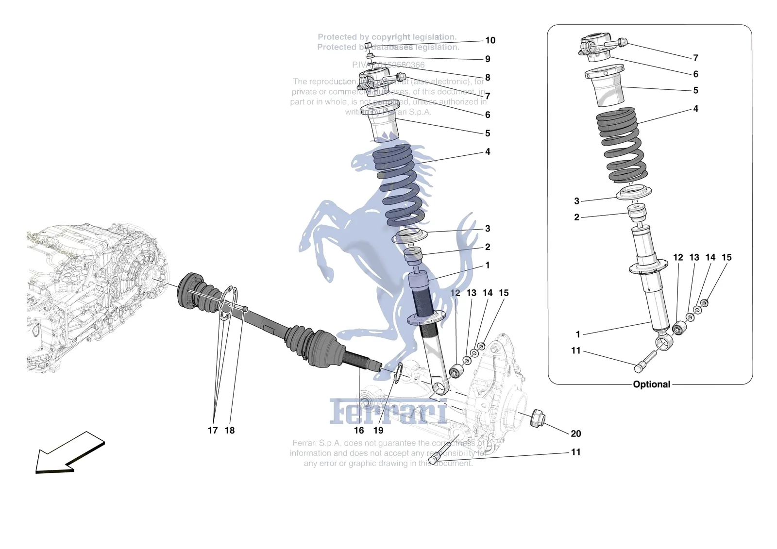 Ferrari SF90 XX Spider [MECHANICAL SYSTEM] - D.27.01 - REAR SUSPENSION ...