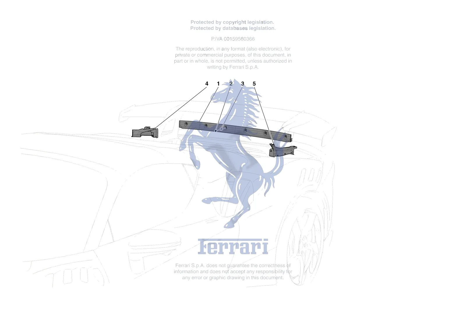 Ferrari SF90 XX Spider [VEHICLE TRIM] - E.24 - REAR AIR INTAKES exploded diagram
