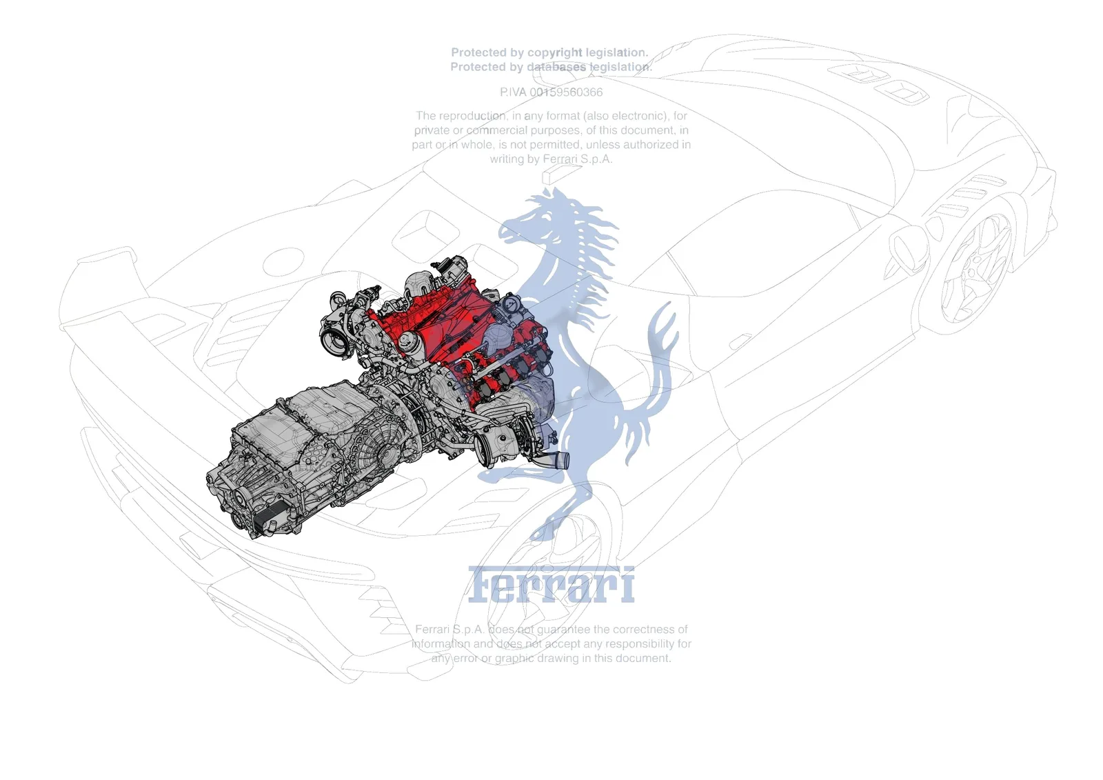 Ferrari SF90 XX Stradale [GENERAL] - A.01 - SPARE ASSEMBLY UNITS exploded diagram