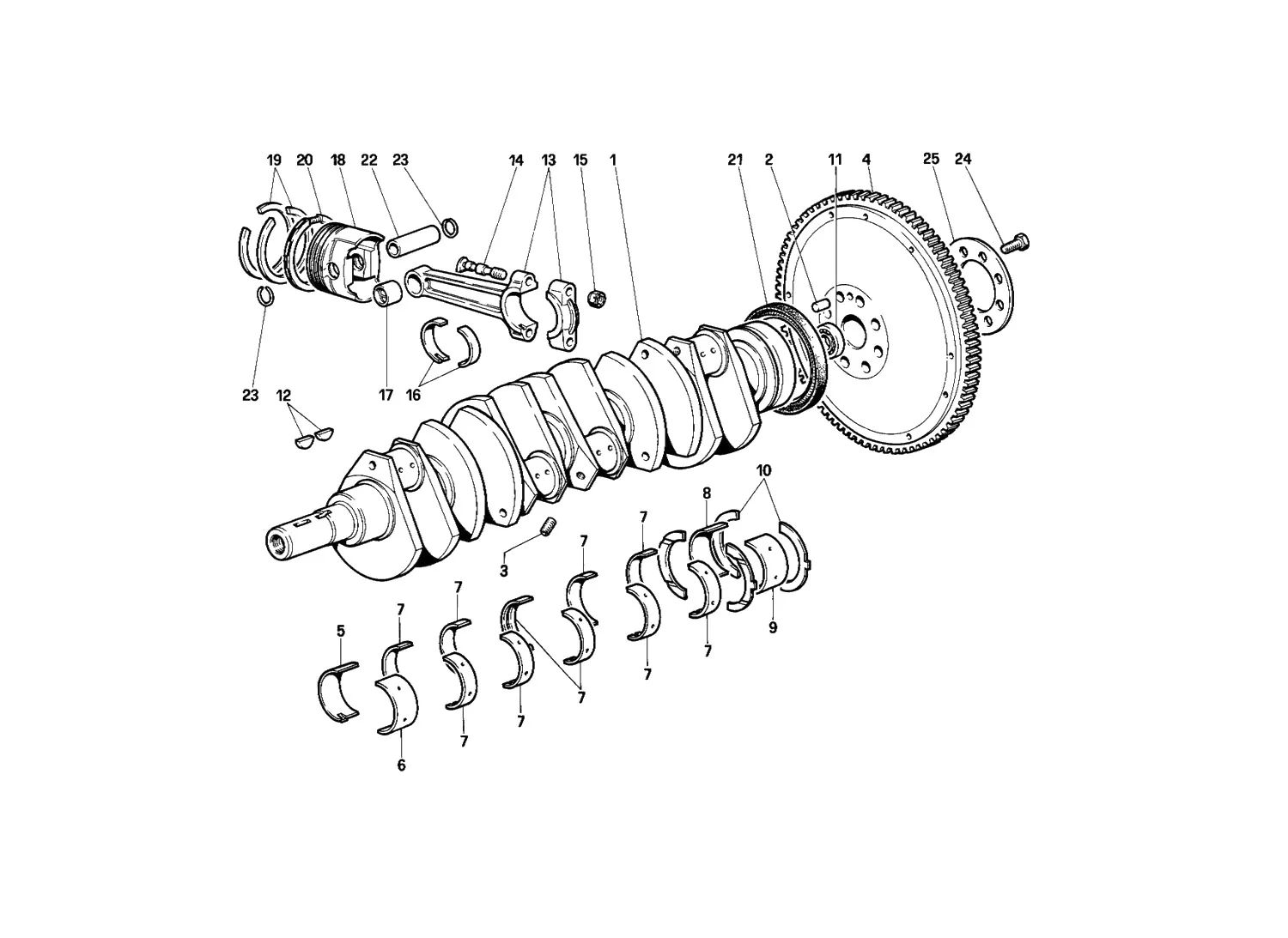 Crankshaft - Connecting Rods And Pistons