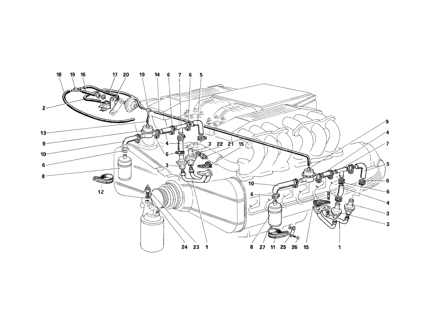 Air Injection And Lines (For Ch And Sa)