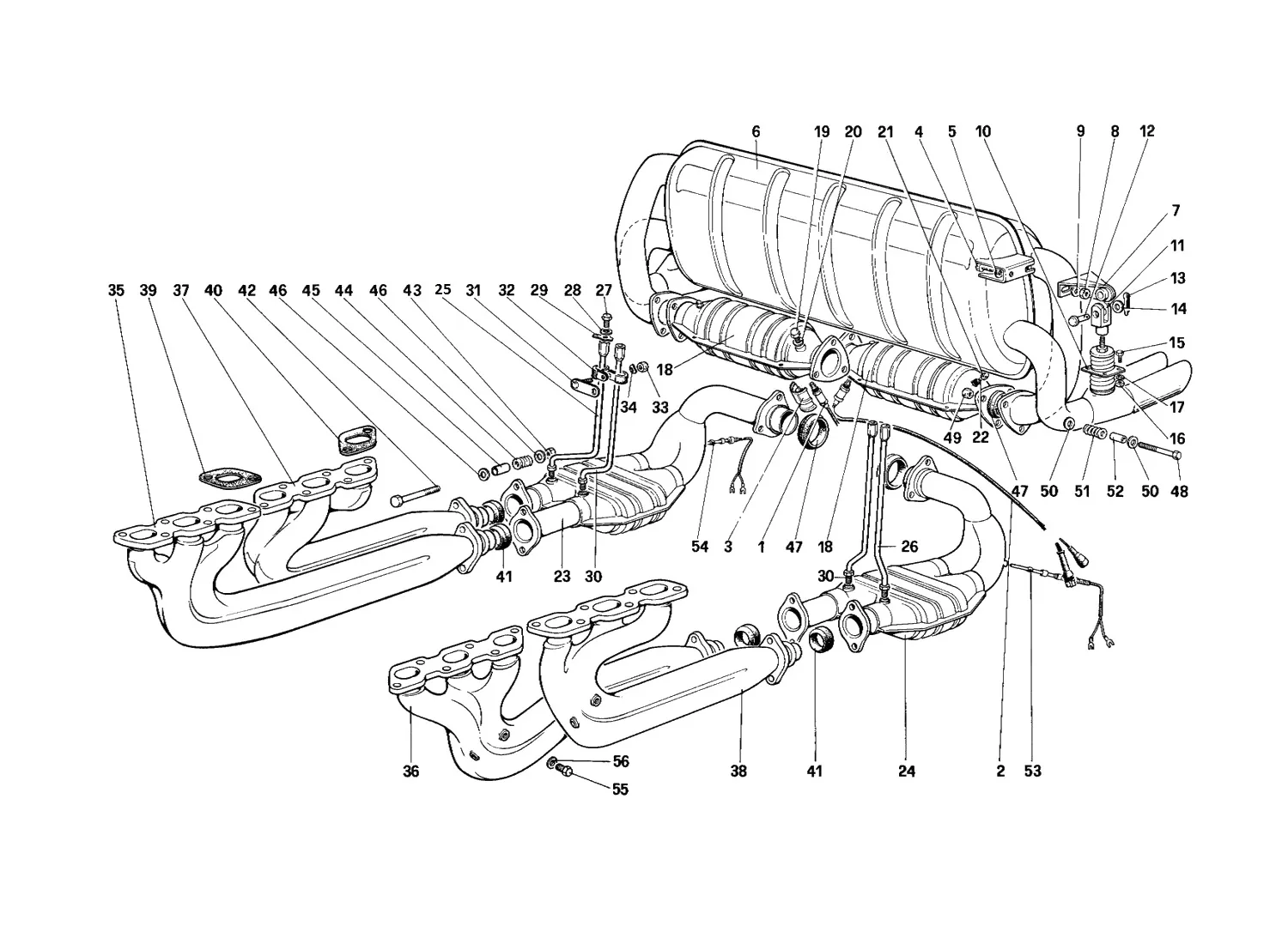 Exhaust System (For U.S. - Sa And Ch87)