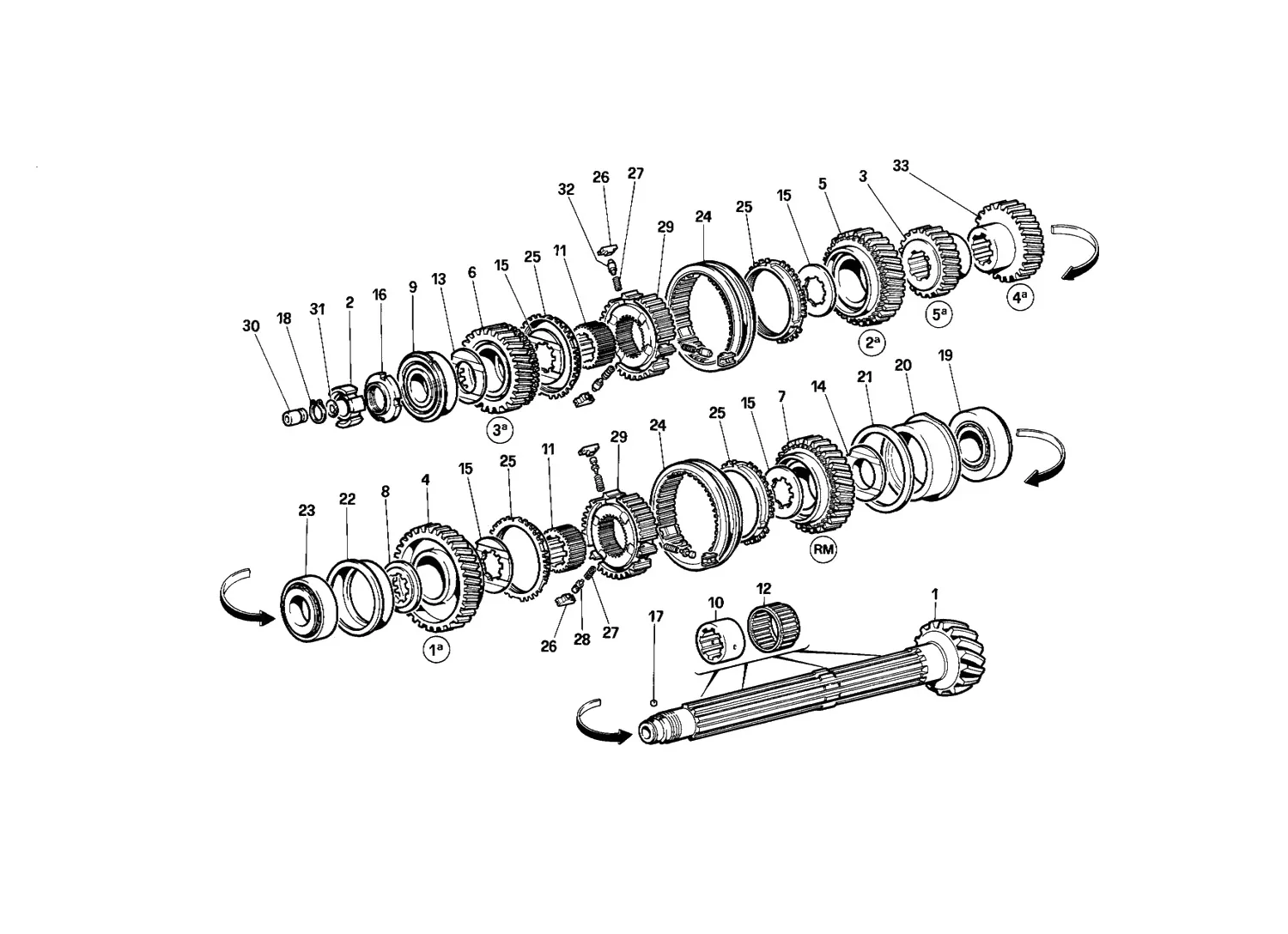 Lay Shaft Gears