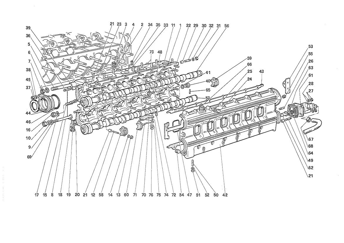 Cylinder Head (Left) (Apr89)