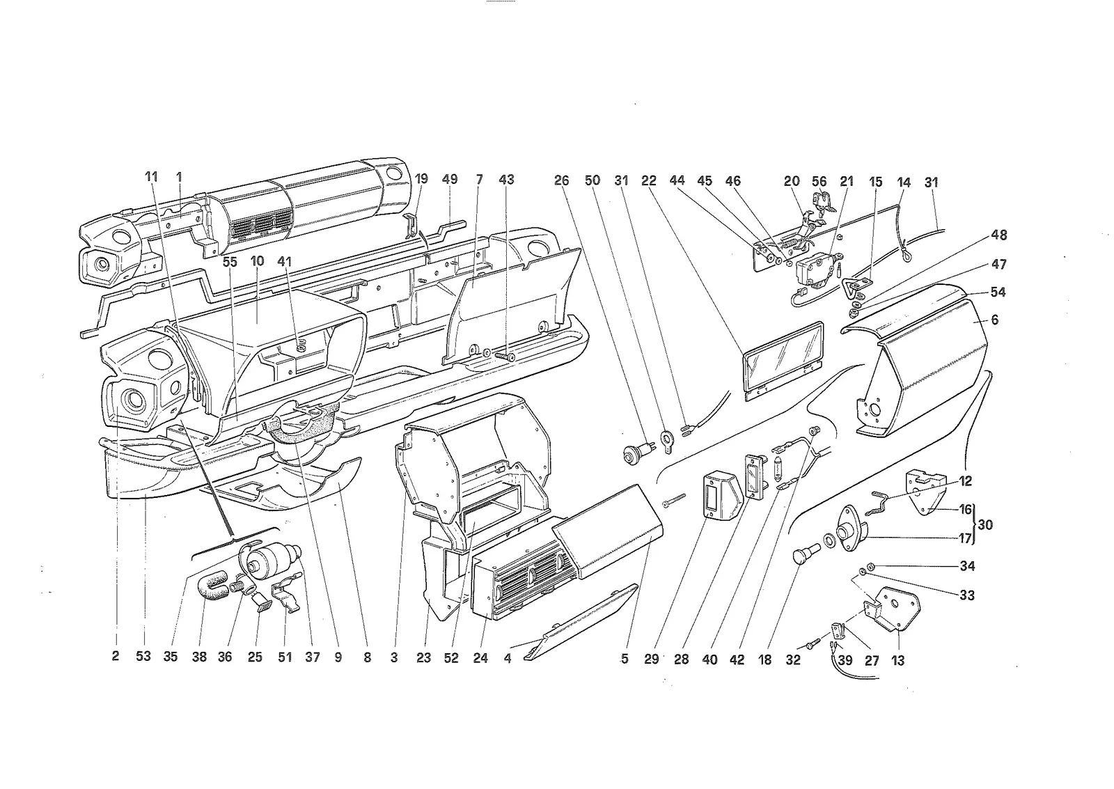 Dashboard (For US Version MY 1987)