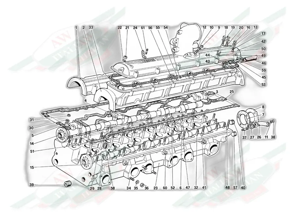 Ferrari LH Cylinder Head - 125278
