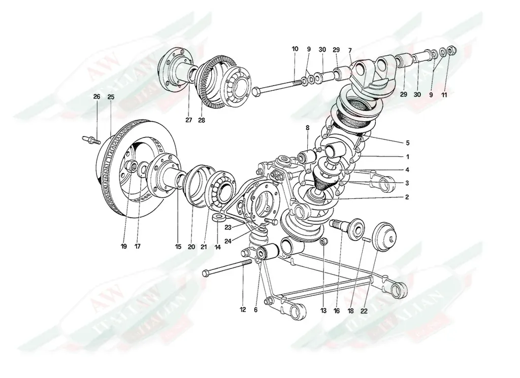 Ferrari Front Shock Absorber - 125754