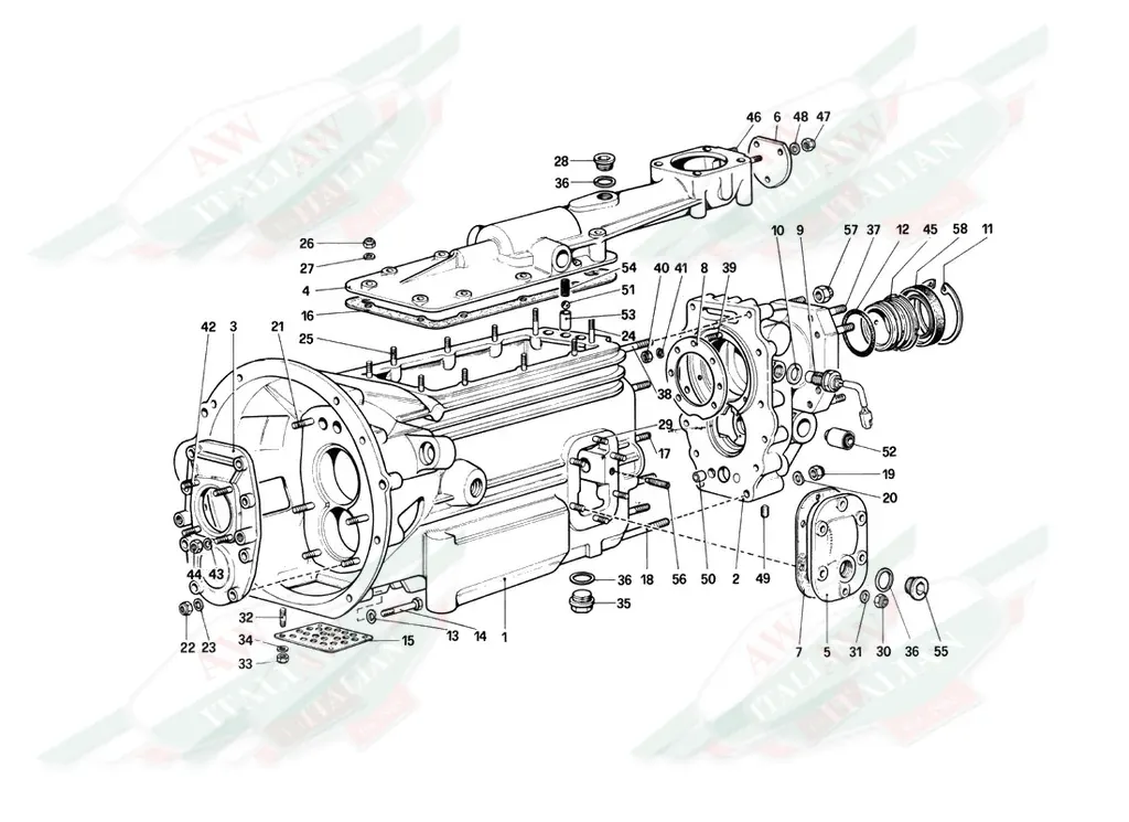 Ferrari Gearbox Casing - 125911
