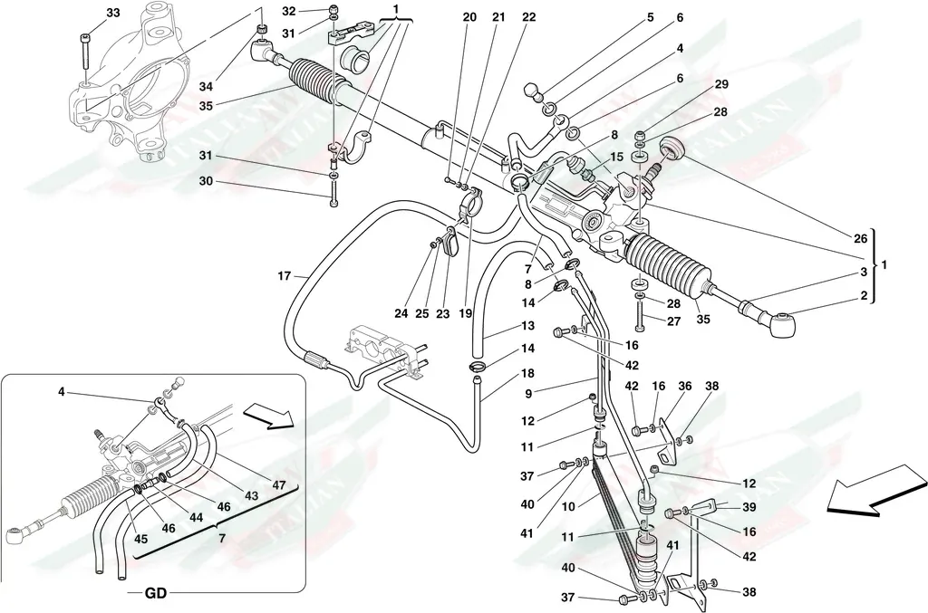 Ferrari Rubber Washer - 12601277