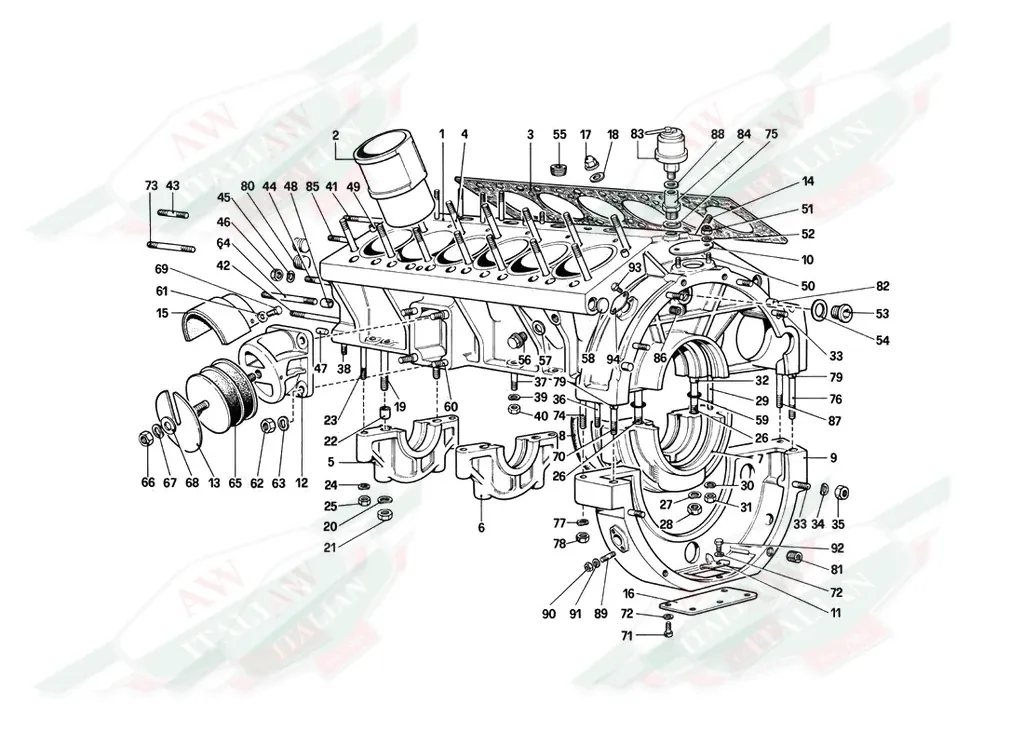 Ferrari Crankcase - 126077