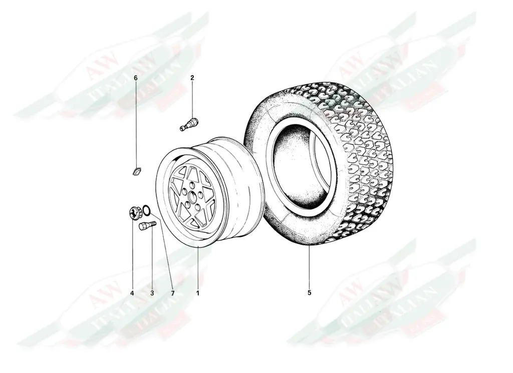 Ferrari Tyre - GOODYEAR 245/55 VR 16 - 126110
