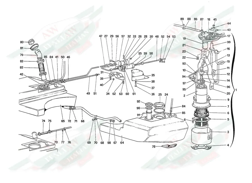 Ferrari Non Return Valve - 129058