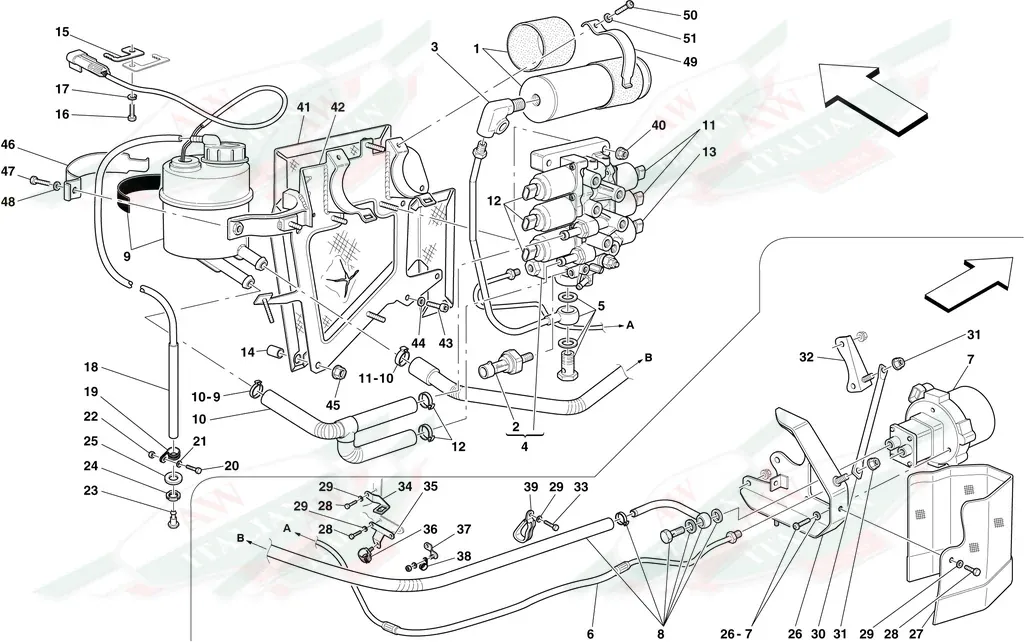 Ferrari Connector Fastener Bracket - 189936