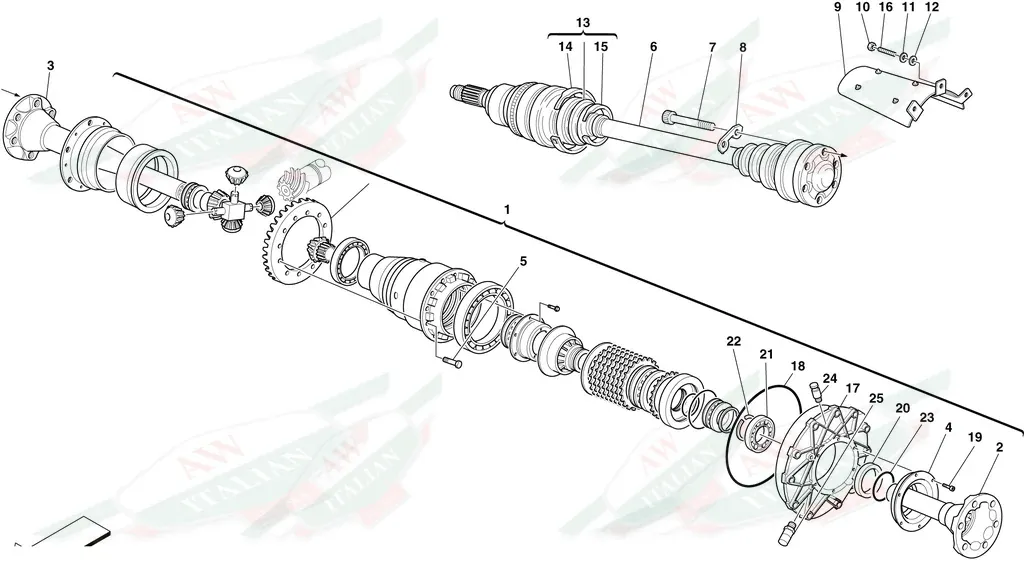 Ferrari Diff Cover - 205740