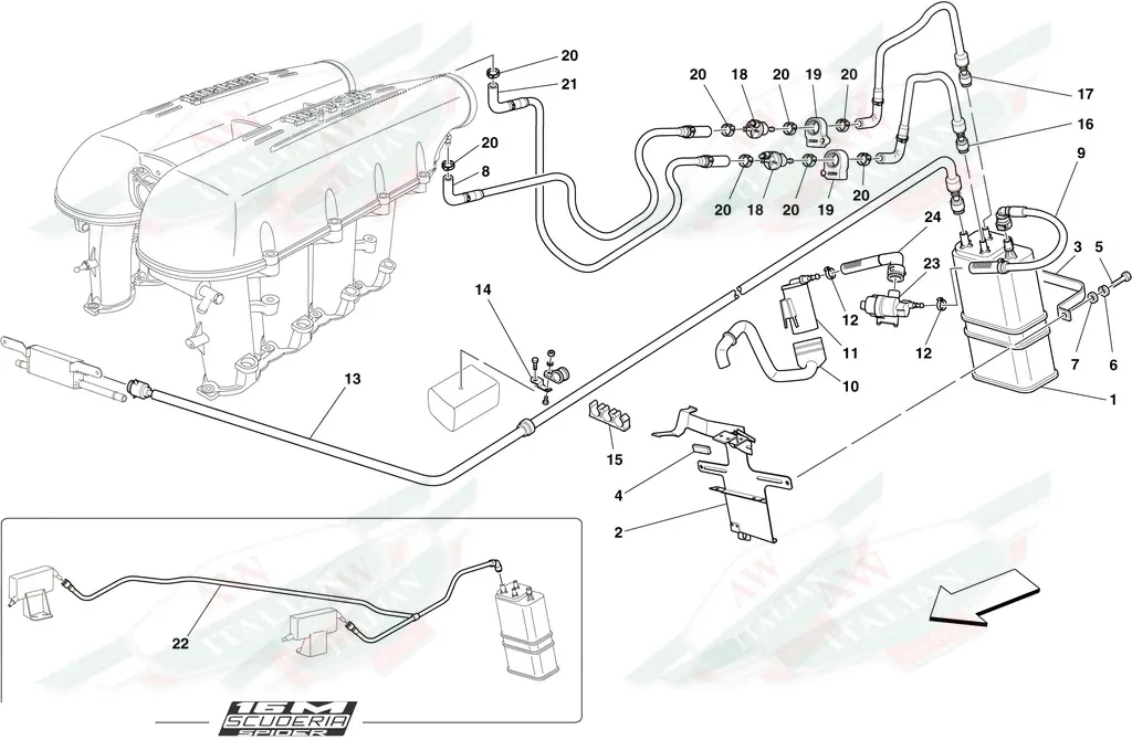 Ferrari Bracket - 211358