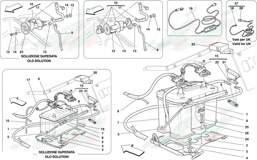 Ferrari Battery Charger Kit - 231504